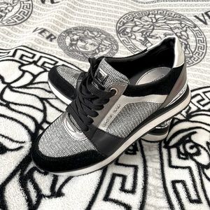 Michael Michael Kors, black/silver sneakers, size 6 ( 36)